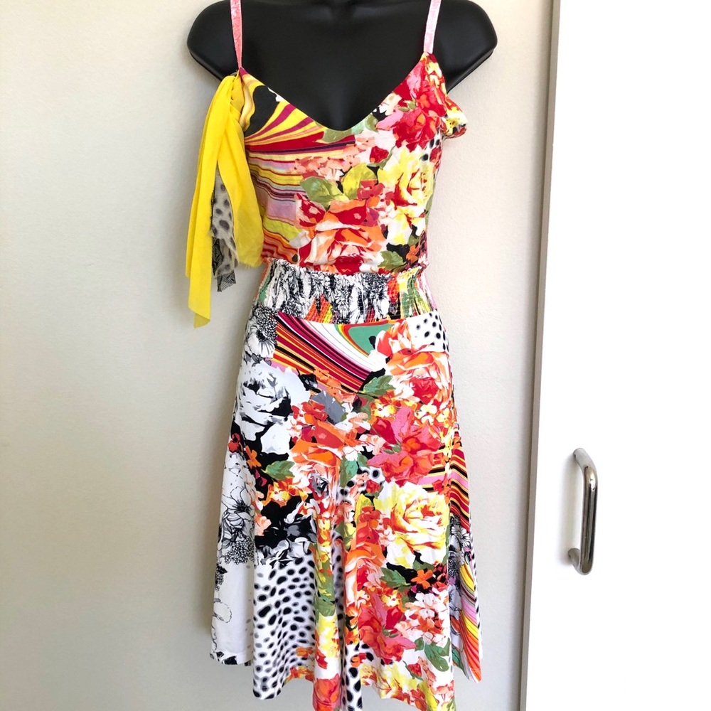 JUST CAVALLI (Roberto) Floral print skirt set